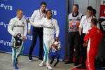 Foto zur News: Valtteri Bottas (Mercedes), Lewis Hamilton (Mercedes), Sebastian Vettel (Ferrari) und Paul di Resta
