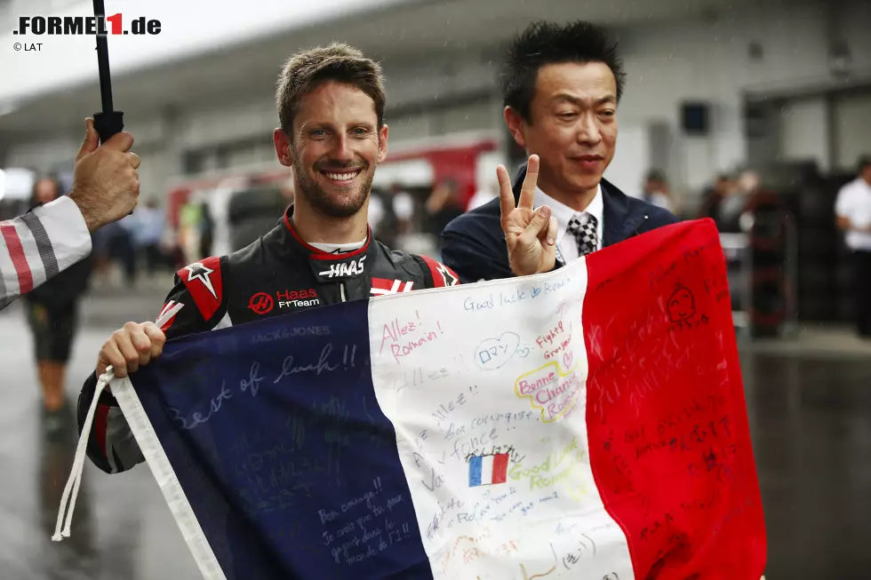 Foto zur News: Romain Grosjean (Haas)