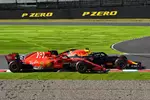 Foto zur News: Kimi Räikkönen (Ferrari) und Max Verstappen (Red Bull)