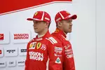 Foto zur News: Kimi Räikkönen (Ferrari) und Sebastian Vettel (Ferrari)