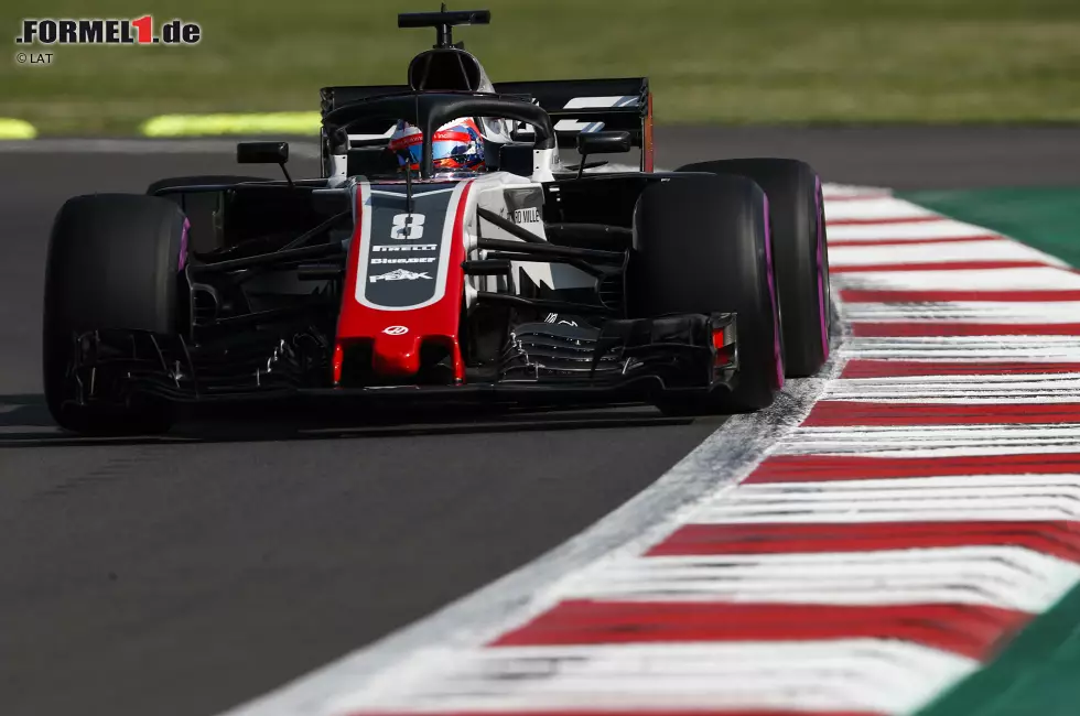 Foto zur News: Romain Grosjean (Haas)