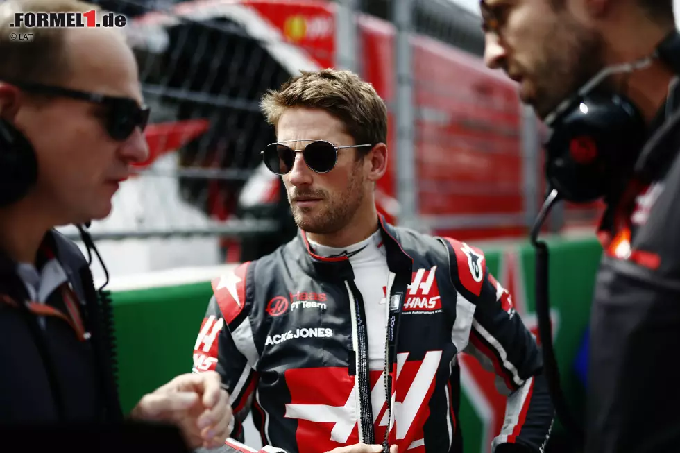 Foto zur News: Romain Grosjean (Haas)