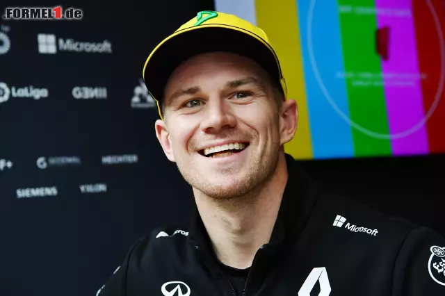 Foto zur News: Nico Hülkenberg hat gut lachen: Auch wenn die Wintertests nicht hundertprozentig nach Wunsch verlaufen sind, stehen die Chancen, 2019 einen Grand Prix zu gewinnen (oder zumindest zum ersten Mal aufs Podium zu fahren) besser denn je. Warum? Klick dich durch!