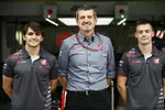 Foto zur News: Pietro Fittipaldi, Louis Deletraz und Jean-Denis Deletraz