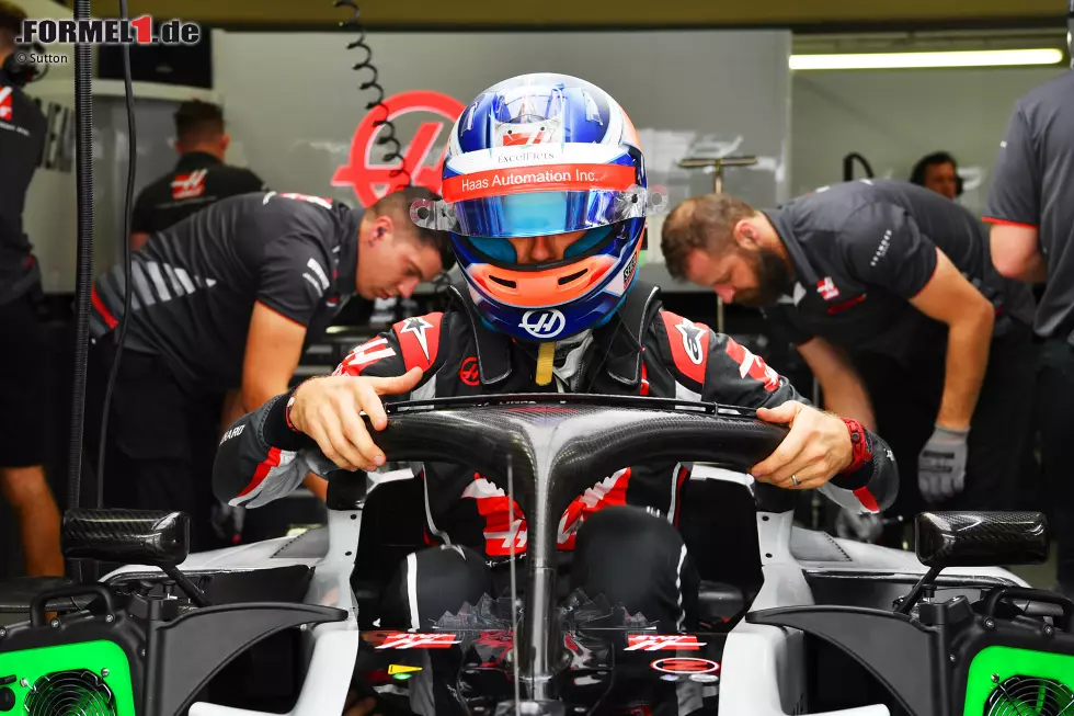 Foto zur News: Romain Grosjean (Haas)