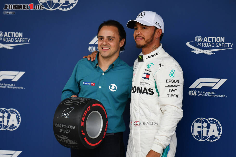 Foto zur News: Lewis Hamilton (Mercedes) und Felipe Massa