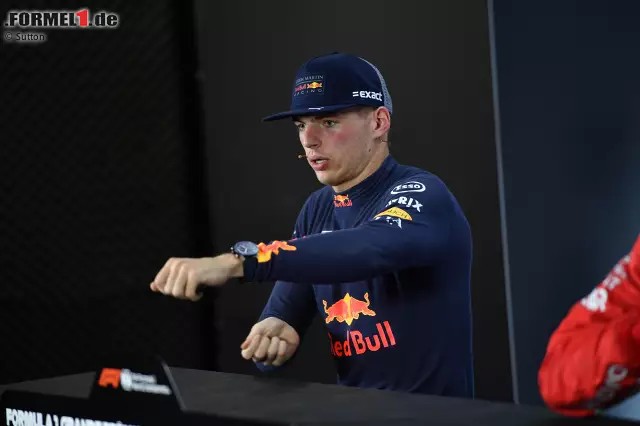 Foto zur News: Max Verstappen ist immer noch stinksauer auf Esteban Ocon. Jetzt durch die Foto-Sequenz klicken, wie es dazu kam ...