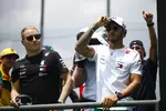 Foto zur News: Lewis Hamilton (Mercedes) und Valtteri Bottas (Mercedes)