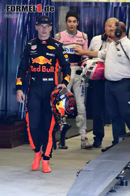 Foto zur News: Max Verstappen (Red Bull) und Esteban Ocon (Racing Point)