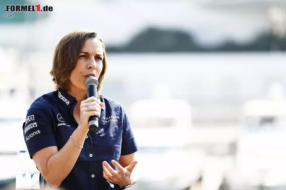 Foto zur News: Claire Williams und Robert Kubica