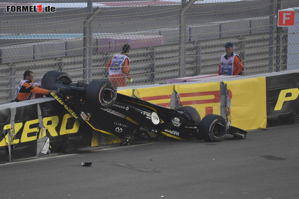 Foto zur News: Für Nico Hülkenberg endete das Rennen äußerst unsanft. Wie es zum Unfall kam: