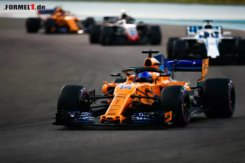 Foto zur News: ... Fernando Alonso und Stoffel Vandoorne durften mit einer völlig neuen Corporate Identity an den Start gehen. Doch die Geschichte dahinter reicht weit zurück ...