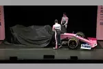 Foto zur News: Sergio Perez und Lance Stroll (Racing Point)