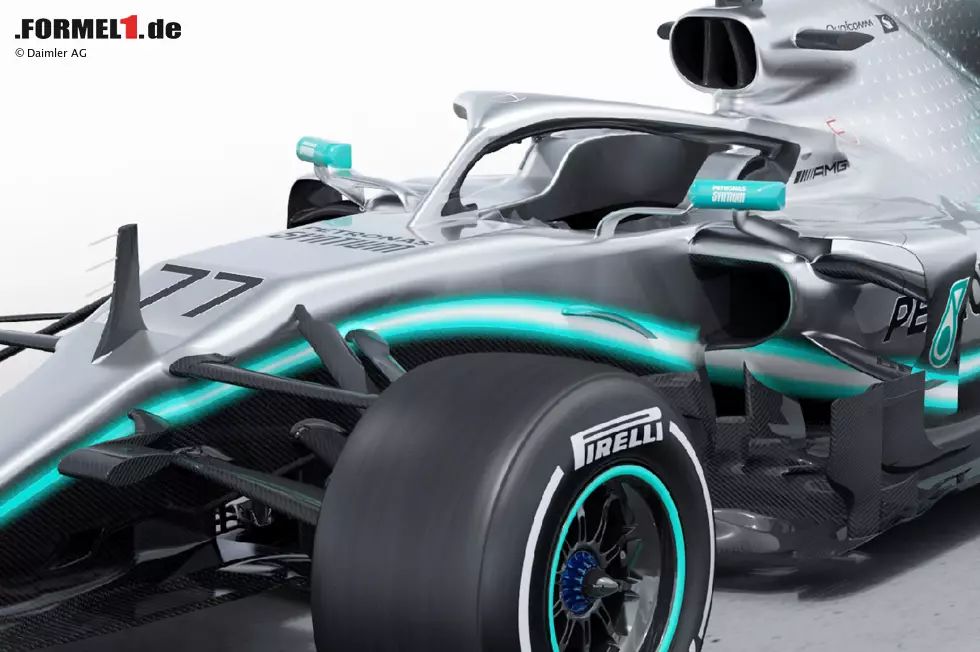 Foto zur News: Mercedes F1 W10 EQ Power+