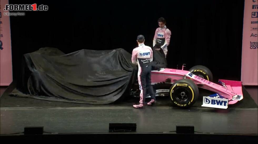 Foto zur News: Sergio Perez und Lance Stroll (Racing Point)