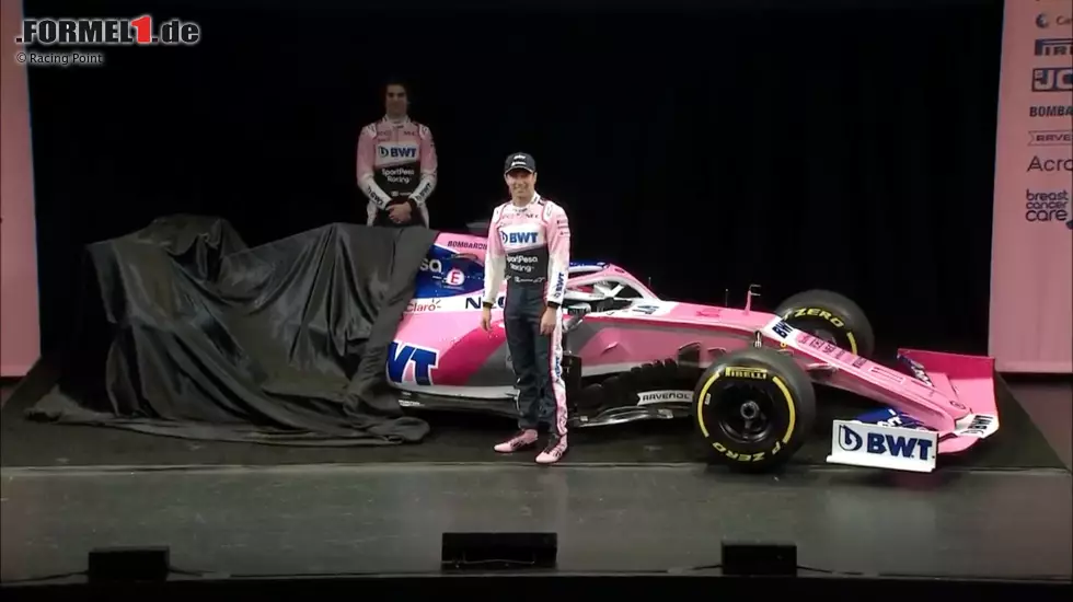 Foto zur News: Sergio Perez und Lance Stroll (Racing Point)