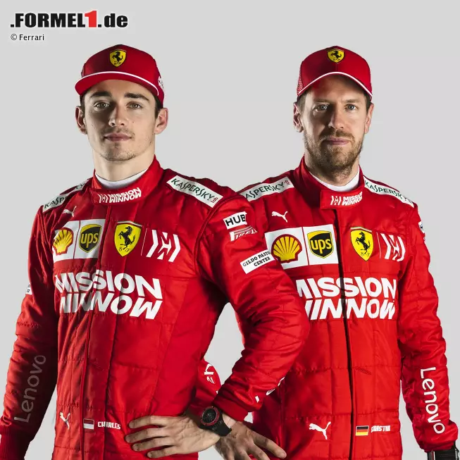 Foto zur News: Sebastian Vettel und Charles Leclerc