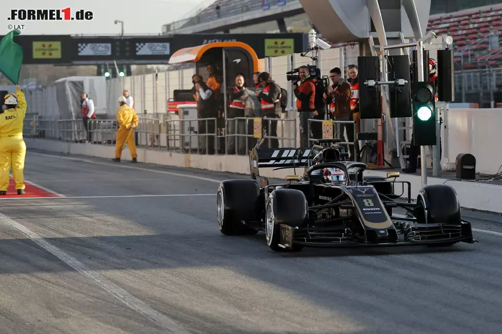 Foto zur News: Romain Grosjean (Haas)