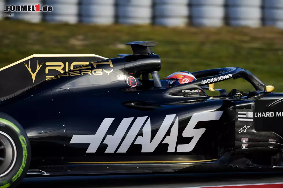 Foto zur News: Romain Grosjean (Haas)