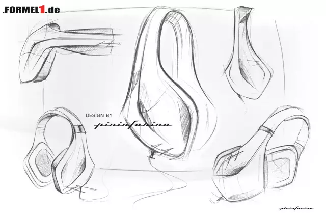 Pininfarina-Designskizzen des Magnat LZR 980 Kopfhörers Foto zur News: Pininfarina-Designskizzen des Magnat LZR 980 Kopfhörers