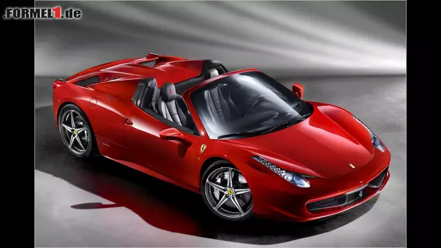 Ebenfalls von Pininfarina designt: Ferrari 458 Spider Foto zur News: Ebenfalls von Pininfarina designt: Ferrari 458 Spider