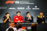 Foto zur News: Christian Horner, Toto Wolff und Cyril Abiteboul