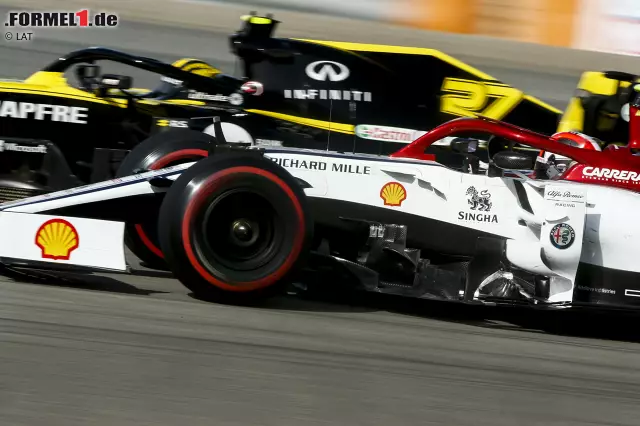 Foto zur News: Nico Hülkenberg (Renault) und Antonio Giovinazzi (Alfa Romeo)