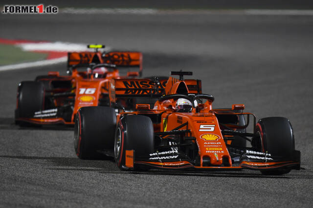 Foto zur News: In Bahrain hätte Leclerc laut Team-Anweisung länger hinter Vettel bleiben sollen.