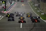 Foto zur News: Sebastian Vettel (Ferrari), Charles Leclerc (Ferrari), Valtteri Bottas (Mercedes) und Lewis Hamilton (Mercedes)