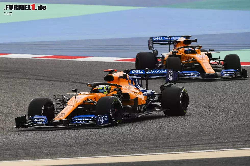 Foto zur News: Lando Norris (McLaren) und Carlos Sainz (McLaren)