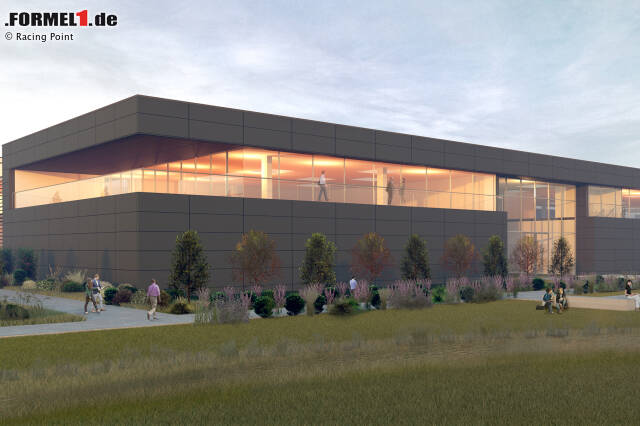 Foto zur News: Entwurf der neuen Racing-Point-Fabrik in Silverstone