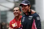 Foto zur News: Marc Gene und Sergio Perez (Racing Point)