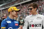 Foto zur News: Lando Norris (McLaren) und George Russell (Williams)