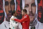 Gallerie: Sebastian Vettel (Ferrari) und Lewis Hamilton (Mercedes)