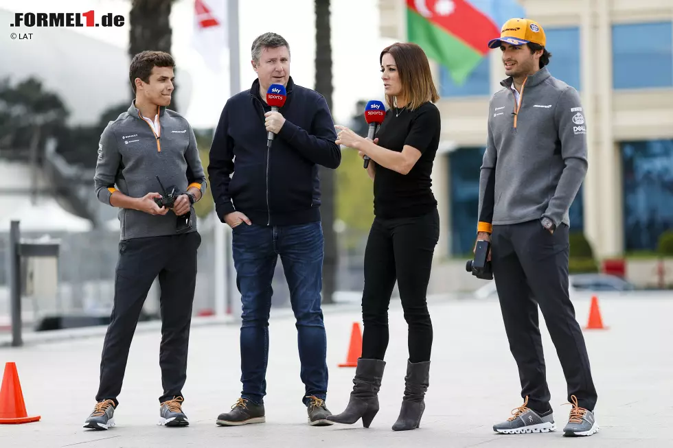 Foto zur News: Carlos Sainz (McLaren) und Lando Norris (McLaren)