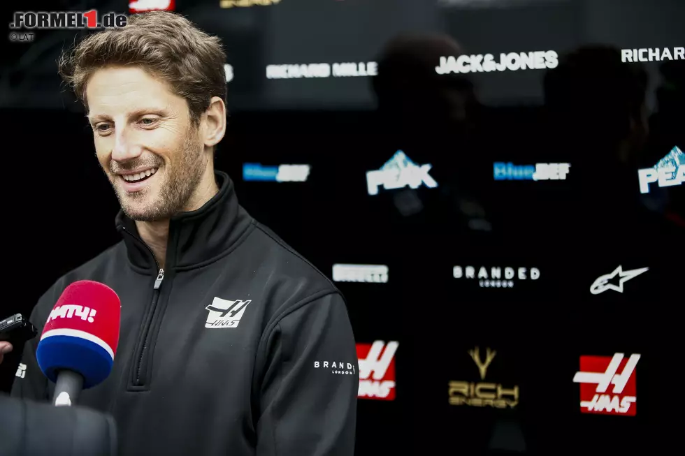 Foto zur News: Romain Grosjean (Haas)