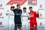 Gallerie: Lewis Hamilton (Mercedes), Valtteri Bottas (Mercedes) und Sebastian Vettel (Ferrari)