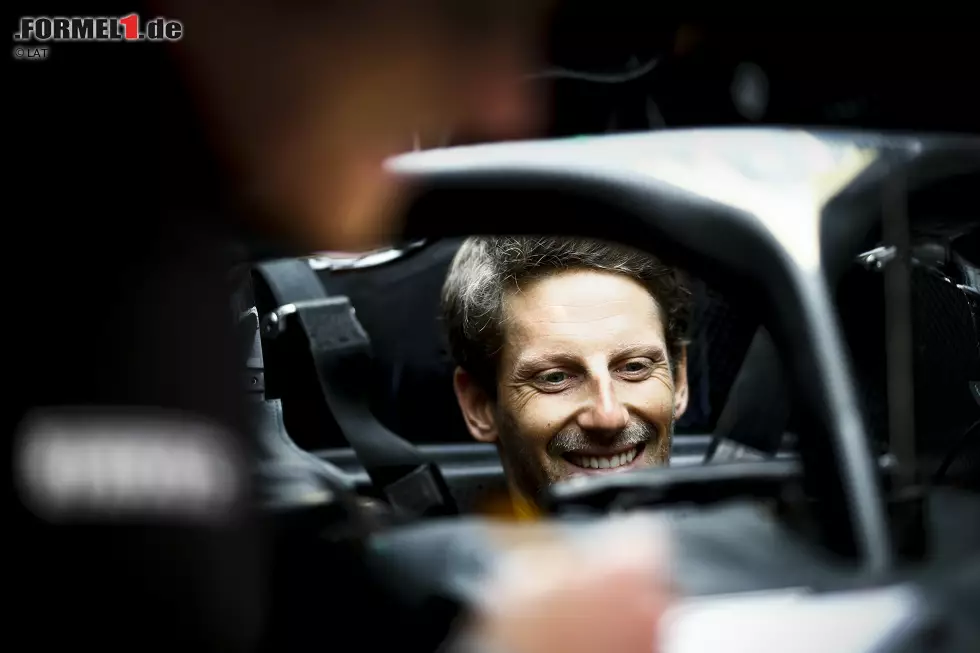 Foto zur News: Romain Grosjean (Haas)