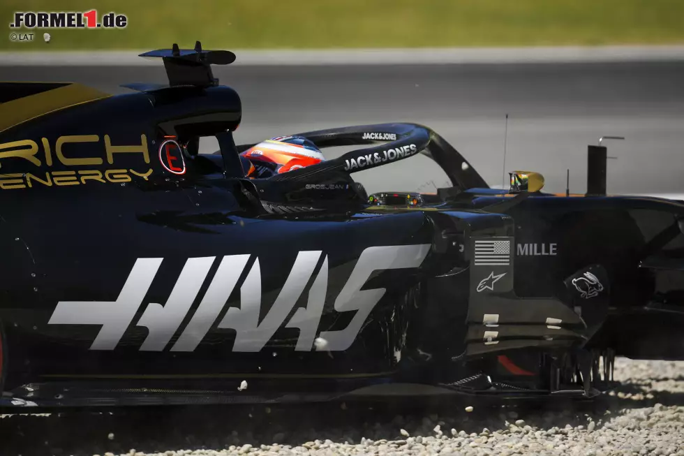 Foto zur News: Romain Grosjean (Haas)