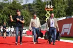 Foto zur News: Max Verstappen (Red Bull) und Jos Verstappen