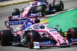 Foto zur News: Sergio Perez (Racing Point) und Lance Stroll (Racing Point)