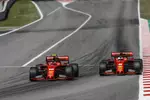 Foto zur News: Charles Leclerc (Ferrari) und Sebastian Vettel (Ferrari)