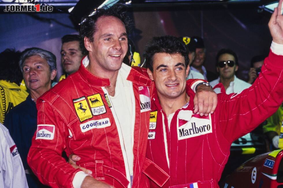 Foto zur News: Gerhard Berger und Jean Alesi gehören zu den Teamkollegen mit den meisten Rennen. Jetzt durch die Top 10 klicken!