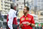 Foto zur News: Sebastian Vettel (Ferrari) und Beat Zehnder