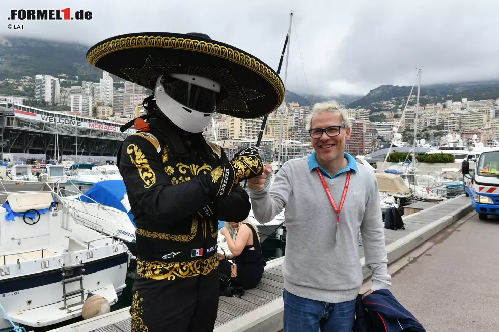 Foto zur News: Jacques Villeneuve und Mexiko-GP-Chef Mario Achi