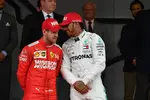 Gallerie: Sebastian Vettel (Ferrari) und Lewis Hamilton (Mercedes)