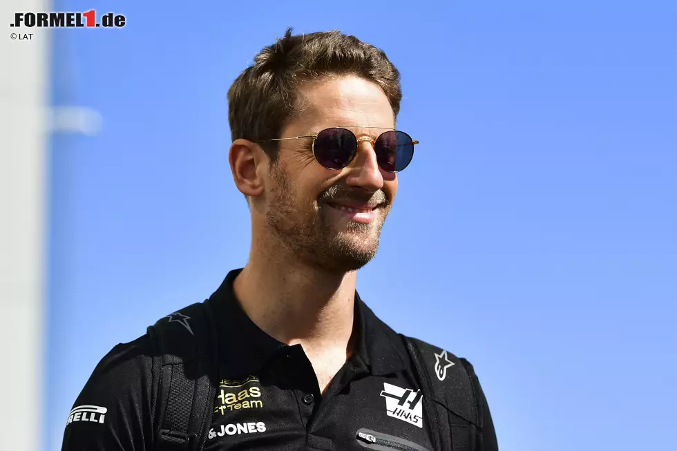 Foto zur News: Romain Grosjean (Haas)