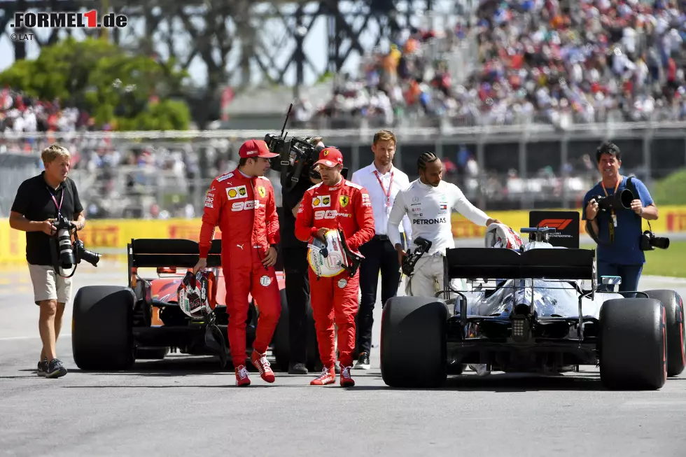 Foto zur News: Charles Leclerc (Ferrari) und Sebastian Vettel (Ferrari)