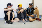 Foto zur News: Max Verstappen (Red Bull), Lando Norris (McLaren) und George Russell (Williams)