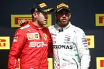 Gallerie: Sebastian Vettel (Ferrari) und Lewis Hamilton (Mercedes)